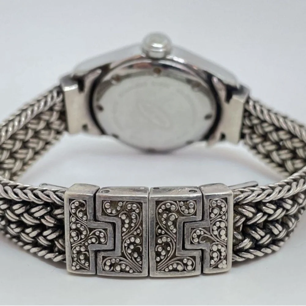 Lois Hill Sterling Silver Women's Watch. My Rolex isn't included! 😀